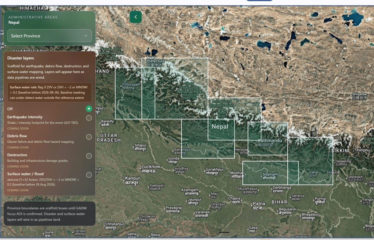 Nepal Multi-Hazard Intelligence operational system